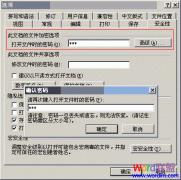 怎么样给Word2003文档设置密码？